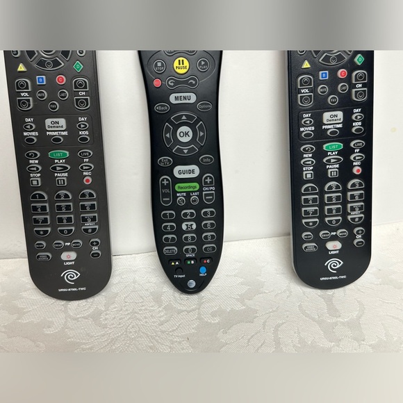 remote control Lot Replacement for Time Warner Cable Spectrum and AT&T U-Verse - Picture 2 of 13